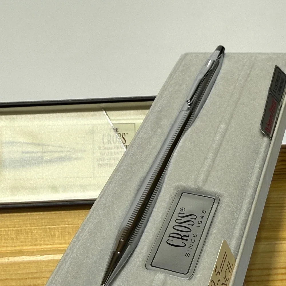 Cross Century Lustrous Chrome 0.5mm Mechanical Pencil 350305 with Box Vintage